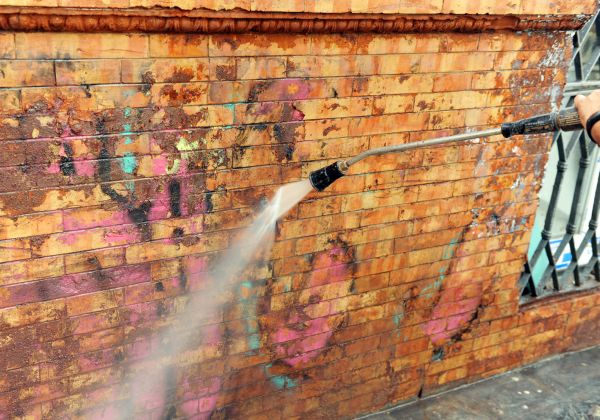 Cost of Brick Graffiti Cleaning in Redmond